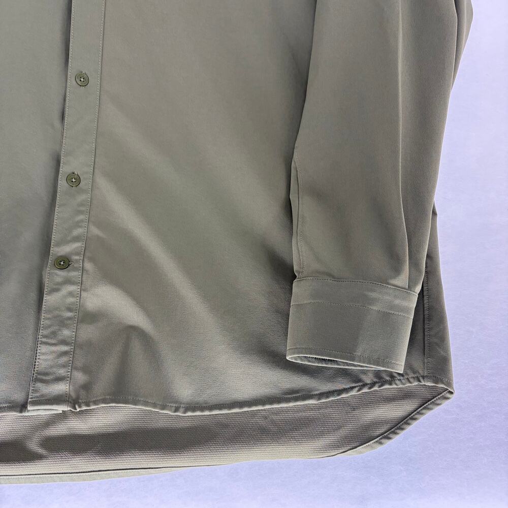 Under Armour Tactical Performance Long Sleeve Button Down Shirt Olive Green 3XL - Picture 9 of 16